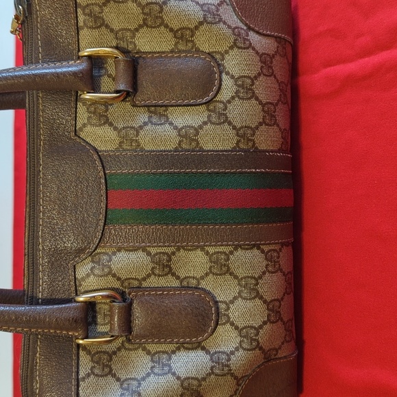 Gucci Sherry Line Boston Bag Speedy 2-Way Satchel Authenticated - Picture 7 of 17
